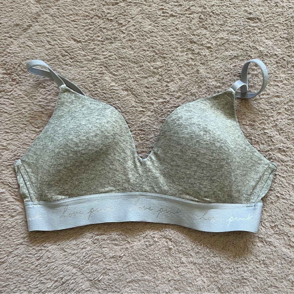 Victoria's Secret Light Gray Wireless Padded Bra